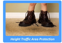 height traffic area protection